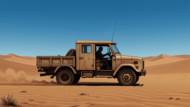 Motion as a Refuge from "Cry Macho". Motion as a Refuge The desert’s calm Driving south briefly gives Mike a feeling of peace and a sense that the world is larger than his troubles.