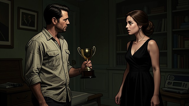 An Accidental Meeting from "Cry Macho". An Accidental Meeting A widow approaches Mike brings Rachel Perry her late husband’s trophy, mistakenly delivered to him.