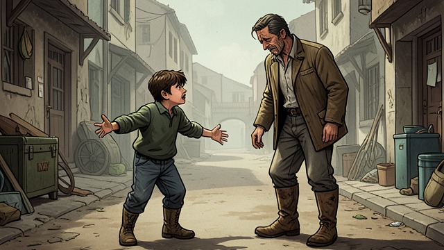 The Ask to Stay from "Cry Macho". The Ask to Stay A child's request Rafo asks Mike to abandon the trip and remain in Janasco with him.