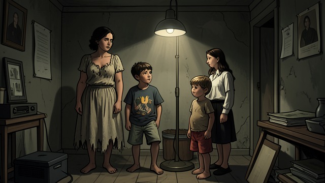 A Poor but Ordered Home from "Cry Macho". A Poor but Ordered Home Scarcity made visible Marta and her children share a bare room and simple sleeping places.