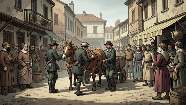 A Market for Horses from "Cry Macho". A Market for Horses A rough livelihood Mike repeatedly catches mustangs and sells them to Jiménez, replenishing food and fuel.