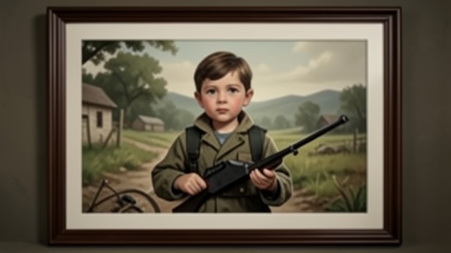 Howard’s Snapshot from "Cry Macho". Howard’s Snapshot A father’s evidence Howard shows Mike a childhood photograph of Rafo and asks him to bring the boy north.