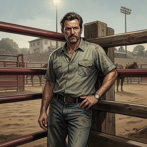 Mike’s Fall from the Arena from "Cry Macho". This thread traces Mike Milo’s physical decline from an injury-prone rodeo star to a man forced to rethink what courage and usefulness mean.