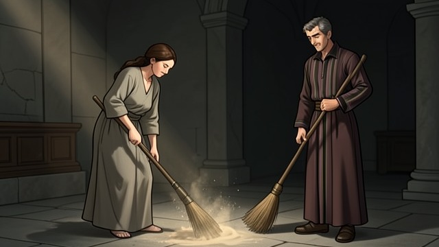 Cleaning as Practice from "Motherless Brooklyn". Cleaning as Practice An ideal of service Kimmery explains that sweeping and cleaning are valued within Zen practice.