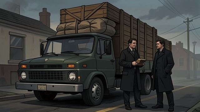 The Truck Scheme from "Motherless Brooklyn". The Truck Scheme A profitable arrangement Frank Minna and Gerard Minna act as intermediaries between Brooklyn mobsters and truck hijackers.