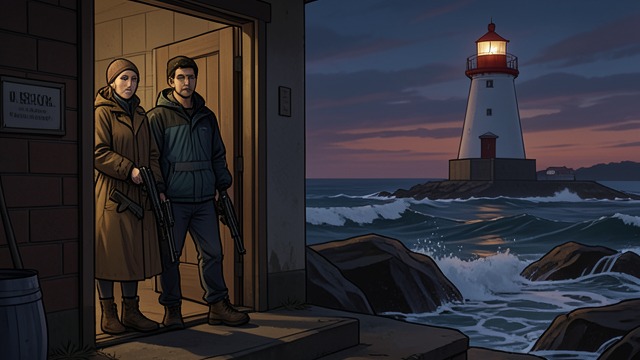 The Route Ends at the Lighthouse from "Motherless Brooklyn". The Route Ends at the Lighthouse Danger becomes personal The trail leads Lionel to Julia in Maine, where both are exposed to the men and events connected with…