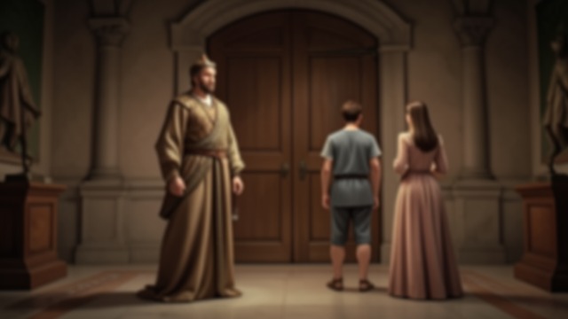 A Parting Without Forgiveness from "The Moon and the Sun". Affection Recast as Sentence Royal judgment Louis XIV spares the protagonists but orders Lucien and Marie-Josèphe to leave court.