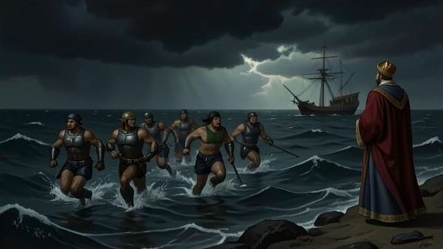 Ransom and Release from "The Moon and the Sun". Survival Bought with Treasure A bargain Sherzad offers a treasure ship in exchange for her life.