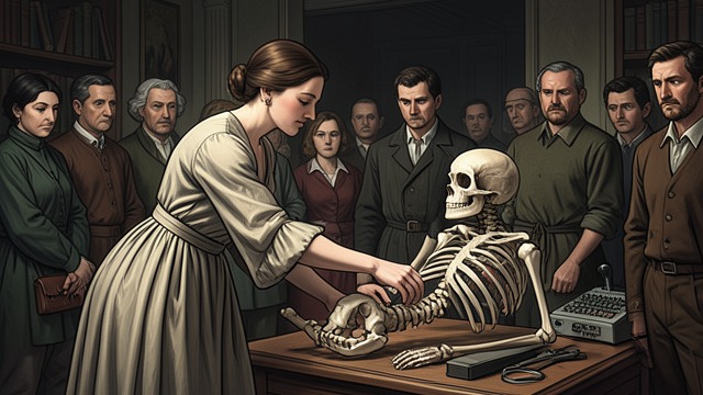A Body Dissected from "The Moon and the Sun". Anatomy Without Recognition Scientific description Yves examines the dead sea person’s organs and bones, comparing them with known mammals.