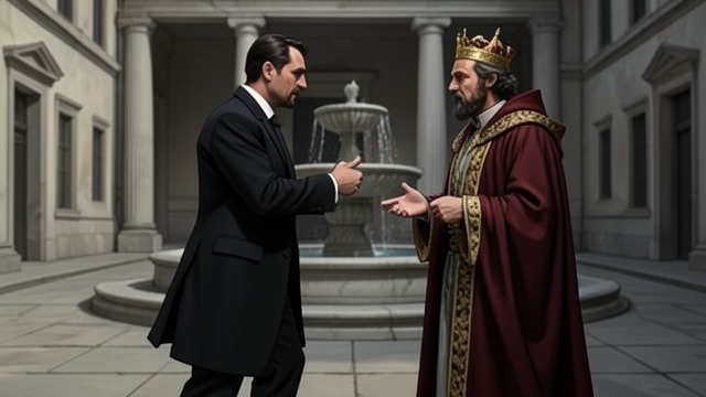 A Brother’s Intervention from "The Moon and the Sun". Love Under Threat Royal interference Louis XIV considers marrying Lorraine to Marie-Josèphe, presenting marriage as protection for his brother.
