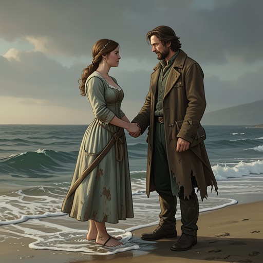 Love Outside Courtly Guarantees from "The Moon and the Sun". This thread follows Marie-Josèphe and Lucien’s relationship as trust grows through candor, danger, and a marriage neither can treat as a simple reward.