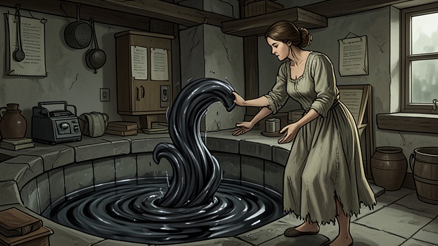 The Well Controls the Household from "The Colour Out of Space". The Family Cannot Withdraw Contaminated Water The well becomes the suspected source of the household’s decline, but the Gardners continue using it.
