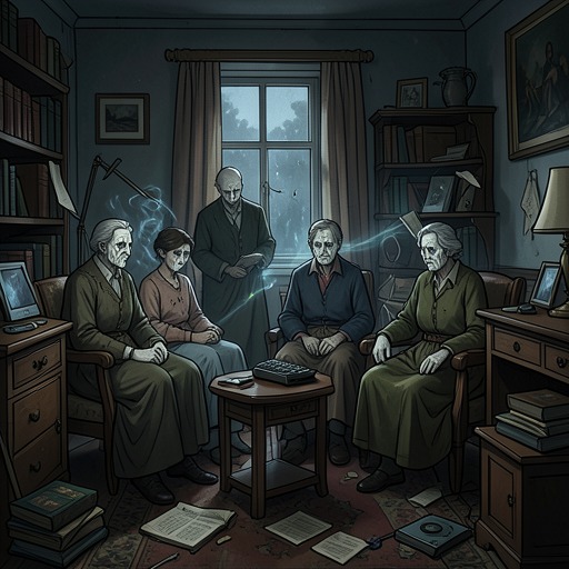 The Vanishing of the Gardner Family from "The Colour Out of Space". This flow follows each stage of the Gardner household’s deterioration as a mysterious force isolates, consumes, and finally destroys the family.