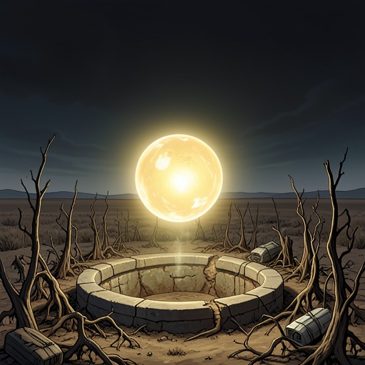 The Colour's Arrival and Escape from "The Colour Out of Space". This flow traces the alien presence from its arrival in a meteorite through its feeding on the Gardner farm and its final ascent from the well.