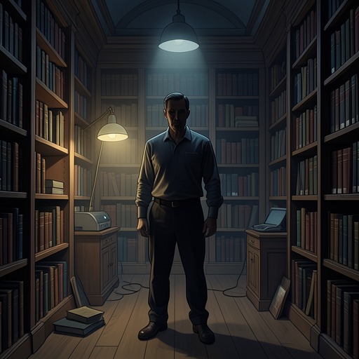 The Awakening at the Archives from "The Colour Out of Space". This flow traces Peaslee’s descent from compulsion to recognition as the ruins reproduce his displaced memories and reveal his own written record.