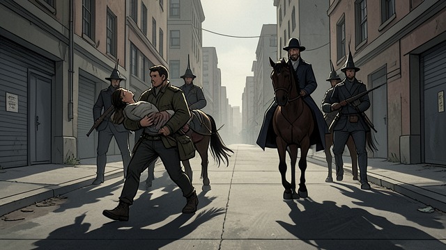 Haven’s False Welcome from "The Knife of Never Letting Go". Haven’s False Welcome The apparent refuge Todd carries the wounded Viola into a quiet city, expecting medical help.