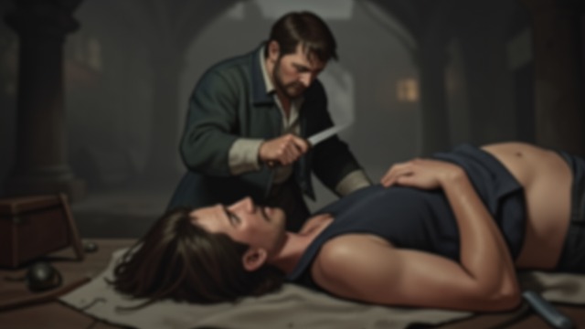 The First Restraint from "The Knife of Never Letting Go". The First Restraint A chance to kill Todd keeps hold of his knife during Aaron’s attack.