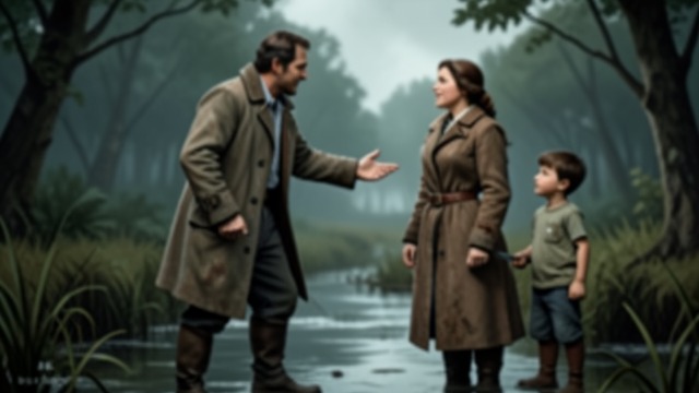 The Sign in the Swamp from "The Knife of Never Letting Go". The Sign in the Swamp A new target Aaron calls Viola a sign and tries to capture her, filtering her presence through his belief in divine sacrifice.
