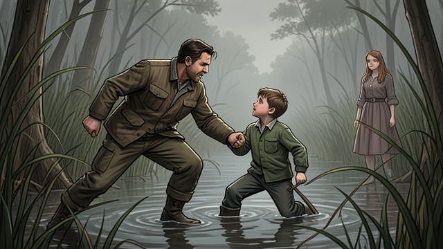 Aaron Turns Pursuer from "The Knife of Never Letting Go". Aaron Turns Pursuer A second hunter appears Aaron catches Todd near the Swamp and admits that he helped bring the danger to the town.