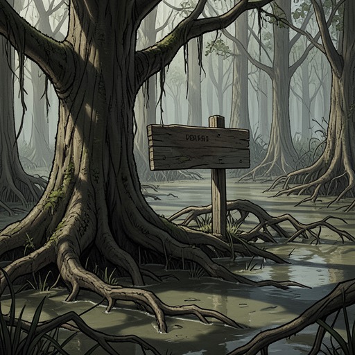 The Swamp’s False History from "The Knife of Never Letting Go". Todd’s early beliefs about the Swamp and the Spackle are dismantled as physical evidence and personal encounters expose what the town has hidden.