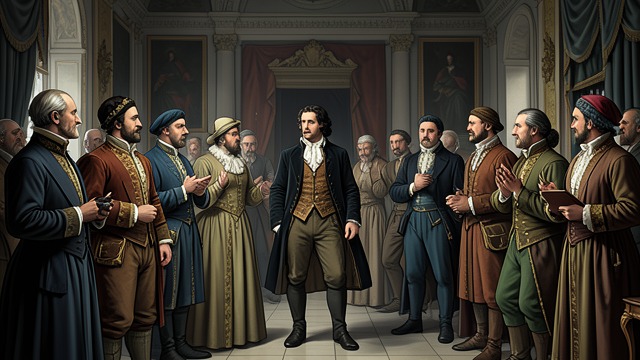 The Count's Gathering from "The Sorrows of Young Werther". A Social Misstep An unnoticed rule Werther remains at Count C—'s house as the evening gathering begins, failing to recognize that people of his rank are not…