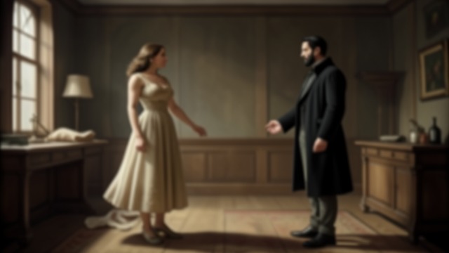The Christmas Request from "The Sorrows of Young Werther". Visits Restricted Lotte speaks plainly Lotte tells Werther not to come before Christmas Eve and says their present arrangement cannot continue.