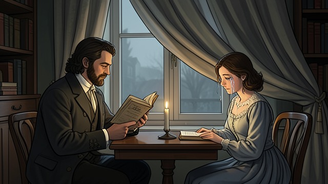 A Last Shared Reading from "The Sorrows of Young Werther". Grief and Desire The poems open feeling Werther reads Ossian's tragic songs while Lotte listens and weeps.