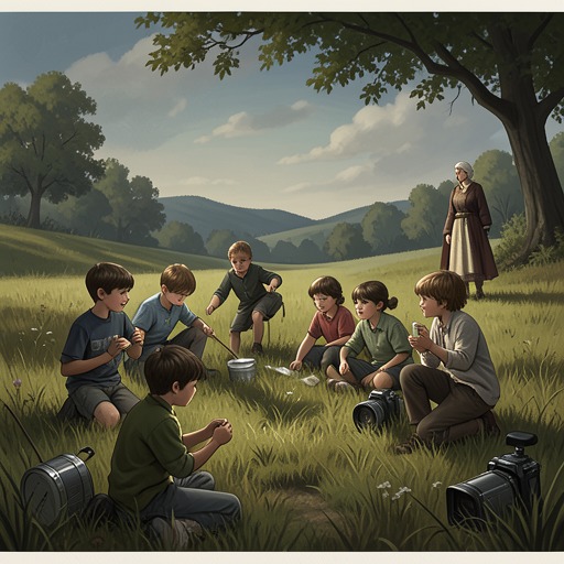 Werther and the Children from "The Sorrows of Young Werther". This flow traces Werther's affection for children as a source of belonging and an ethical standard that contrasts with adult control.