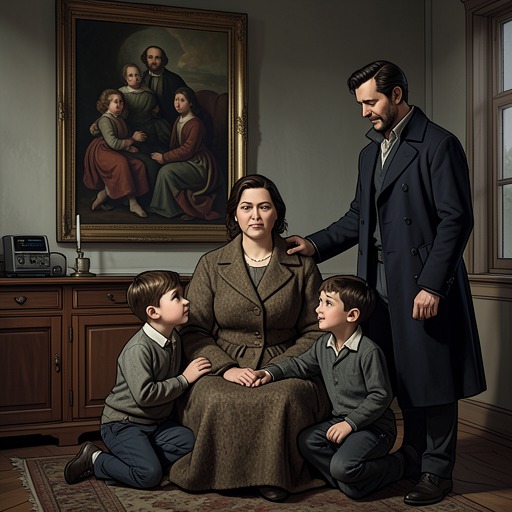Lotte's Family Bonds from "The Sorrows of Young Werther". This flow traces Lotte's loyalty to her siblings and father, a source of warmth that also defines the life Werther longs to enter.