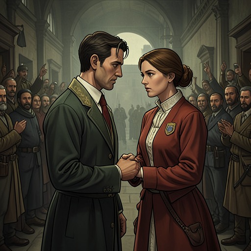 Werther and Lotte's Intimacy from "The Sorrows of Young Werther". This flow traces the growth of Werther and Lotte's emotional closeness and the boundary that ultimately breaks their connection.