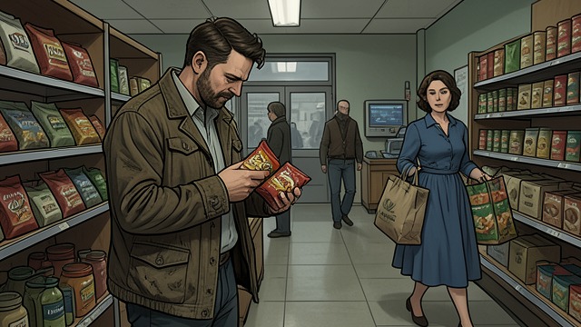 A Home Without Enough from "Hillbilly Elegy". Watching Other Families A cashier observes J.D. Vance sees customers buying food with assistance and compares their purchases with his own limited budget.