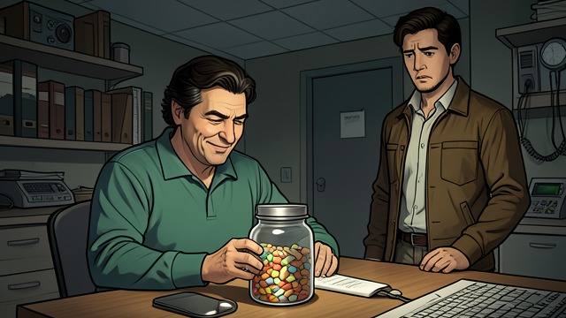 Stealing the Mandy from "Animals". Stealing the Mandy Tyler steals a large jar of MDMA from a dealer and treats it as a triumphant supply for future nights.