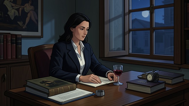 The Open Room from "Animals". The Open Room Laura sits at her own desk with books nearby and wine in hand, considering a life made from a series of beginnings.