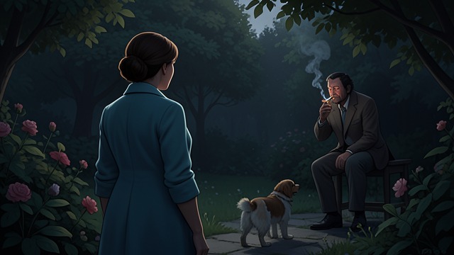 A Secret Cigarette from "Animals". A Secret Cigarette Laura sees Bill smoking outside the house after believing he had quit when Melanie was born.