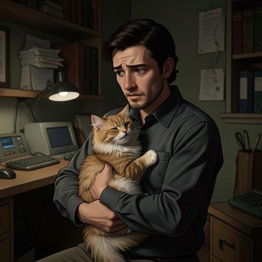 The Cat as Companion from "Animals". Zuzu's dependence first intensifies Tyler's identity as a caretaker, then becomes part of Laura's independent home after danger separates them.