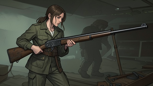The Gun in the Basement from "Luckiest Girl Alive". The Gun in the Basement A Threat Disguised as a Joke Arthur retrieves his father's rifle and points it at TifAni FaNelli, then says it is unloaded.