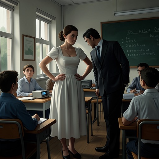The School Investigation from "Luckiest Girl Alive". The investigation turns TifAni FaNelli's relationship with Arthur and her history of assault into evidence that fuels suspicion rather than protection.