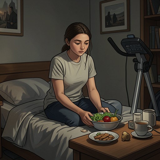 TifAni's Disordered Eating from "Luckiest Girl Alive". TifAni FaNelli's body management shifts between adolescent weight loss and adult restriction, becoming a way to pursue approval and manage fear.