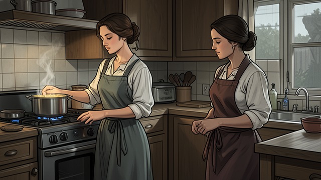 Life in the Household from "Like Water for Chocolate". Service and Companionship A Familiar Presence Chencha works beside Tita and shares the household’s daily burdens.