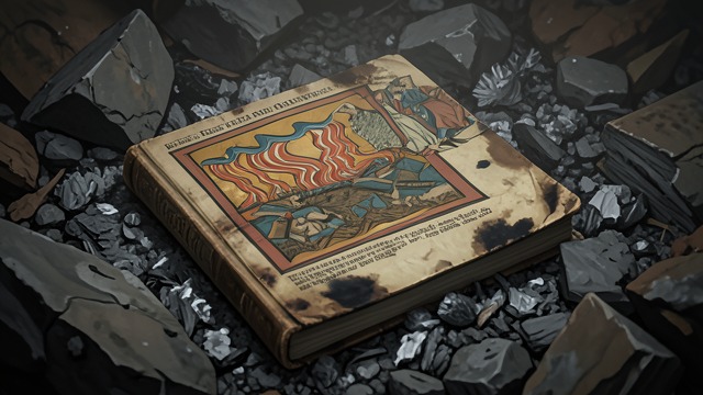 A Book Survives the Fire from "Like Water for Chocolate". The Manuscript Endures Esperanza Finds the Cookbook The ranch burns after Tita and Pedro die, but Esperanza finds Tita’s cookbook beneath the remains.
