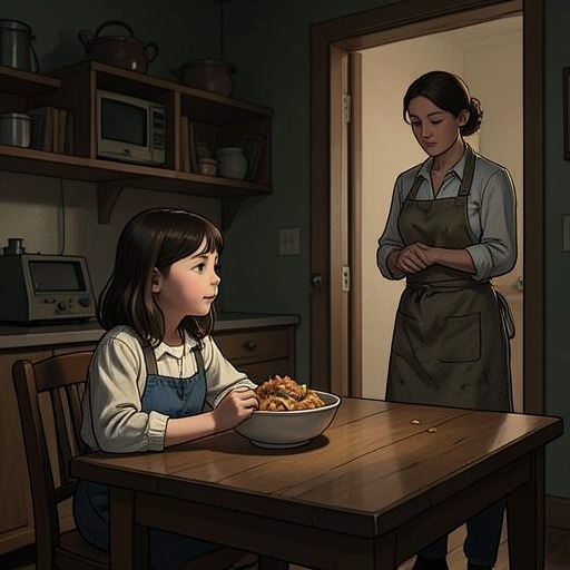Nacha’s Care and Continuing Presence from "Like Water for Chocolate". Nacha raises Tita through food and affection, dies before seeing Tita’s love fulfilled, and remains present through memory and inherited knowledge.
