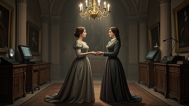 A Mother’s Sudden Arrival from "Queen of Hearts". A Mother’s Sudden Arrival An unexpected reunion Claire arrives at Kingsdowne Place and announces that she is taking Georgiana to America.