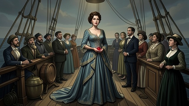 A Theft Without a Victim in Sight from "Queen of Hearts". A Theft Without a Victim in Sight The missing ruby Princess Promila’s Star of Srinagar is stolen from her cabin, yet the thief leaves no obvious trace.