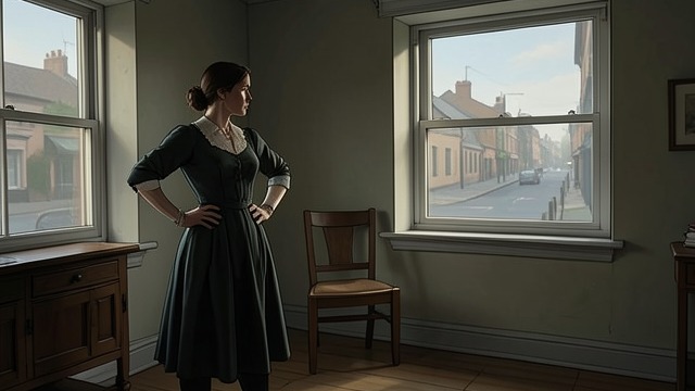 The Empty Bungalow from "Queen of Hearts". The Empty Bungalow A departure felt Queenie leaves for better wages, and Georgiana is surprised by the grief she feels.