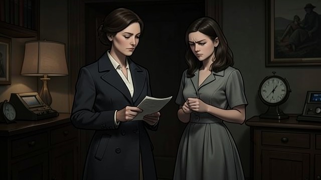 The Reno Confidence from "Queen of Hearts". The Reno Confidence A family secret shared Claire explains that she hopes to divorce Homer Clegg in Nevada and marry Max von Strohheim.
