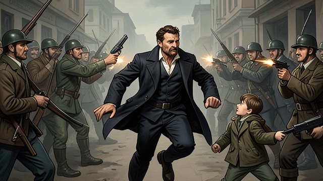 Marius Enters the Fight from "Les Misérables". Marius Enters the Fight Hesitation ends Marius watches from the edge of the fighting, torn between fear, grief, and loyalty to his friends.