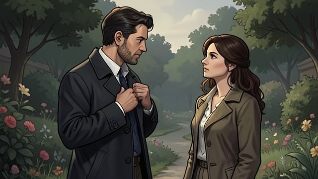 The First Exchange from "Les Misérables". The First Exchange A look becomes a turning point Marius and Cosette meet each other’s gaze during a garden walk.