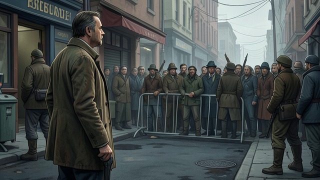 Marius Arrives at the Barricade from "Les Misérables". Marius Arrives at the Barricade Private despair meets public revolt Marius reaches the empty Rue Plumet after Cosette and Jean Valjean have moved.