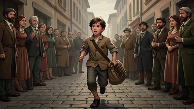 The Street Child at War from "Les Misérables". The Street Child at War Childhood without protection Little Gavroche grows up without parental care, making the streets his home.
