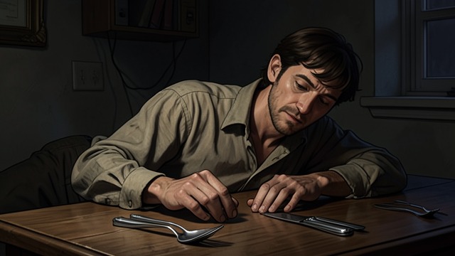 The Silver in the Dark from "Les Misérables". The Silver in the Dark Temptation after shelter Though Bishop Myriel has welcomed him, Jean Valjean lies awake thinking about the silverware.